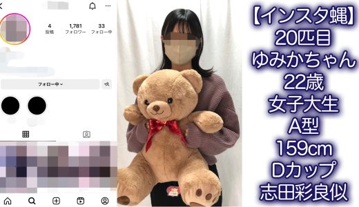 【20匹目】ゆみかちゃん 女子大生 Dカップ 22歳【インスタ蝿】～マンネリ化しているカップルの攻略法～
